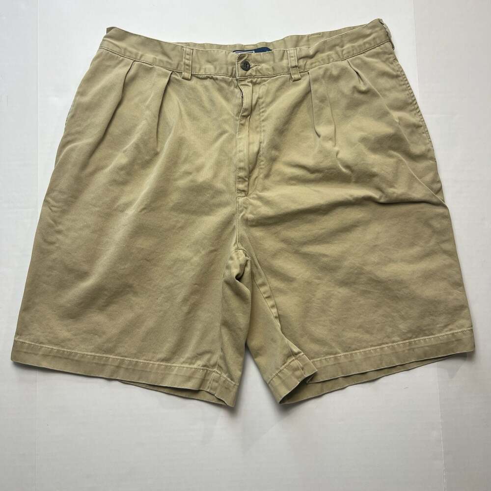 Polo Ralph Lauren Tyler Pleated Chino Shorts Khaki Men's Size 35